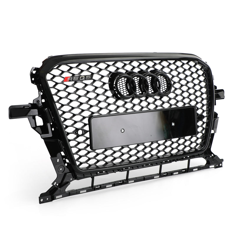 Audi Q5 13-17 RSQ5 Style Honeycomb Mesh Grille Gloss Black