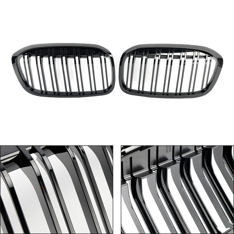 BMW 2 Series F45 F46 Gloss Black Front Kidney Grille (2018-2021)