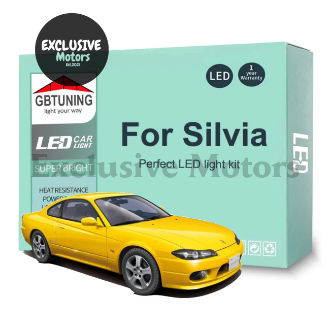 Nissan Silvia Coupe S13 / S14 / S15 LED Interior Light Bulb Kit (1988-2003)