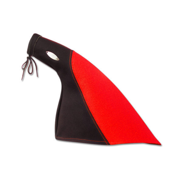 Autotecnica Genuine Leather Handbrake Cover Red & Black