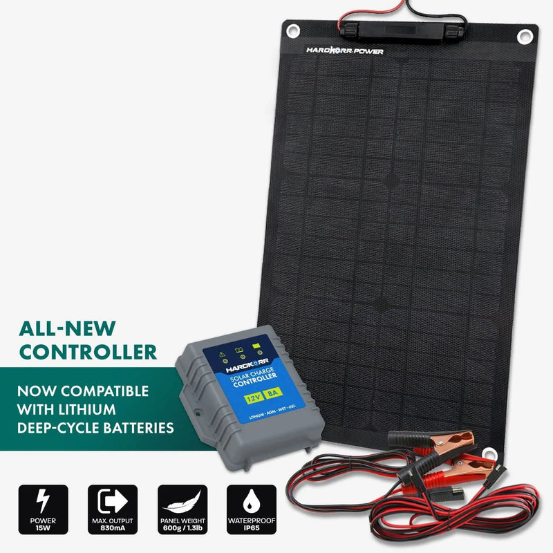 Hardkorr Hkpsolt-XPX Power Solar Trickle Charger with