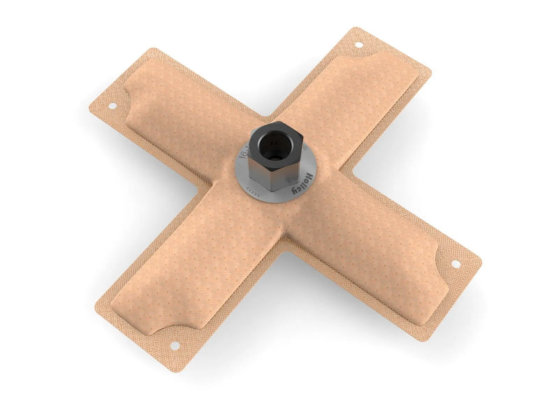Holley 16-103 8" x 8" HydraMat, Cross Center outlet