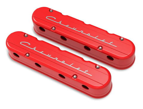 Holley 241-179 - Gen III/IV LS - Gloss Red Machined