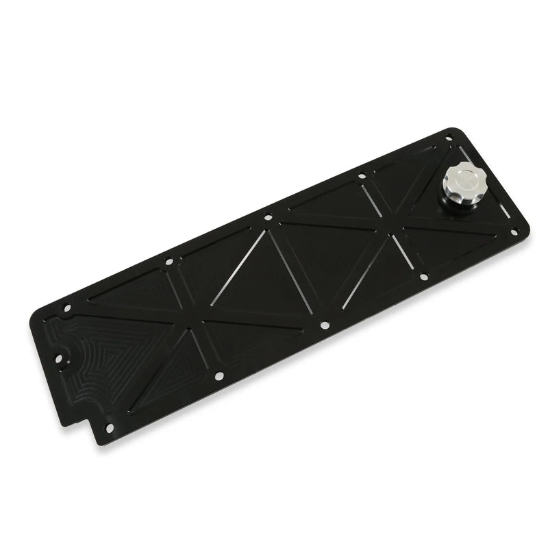 Holley 241-362 LS Valley Cover with Oil Fill - Black