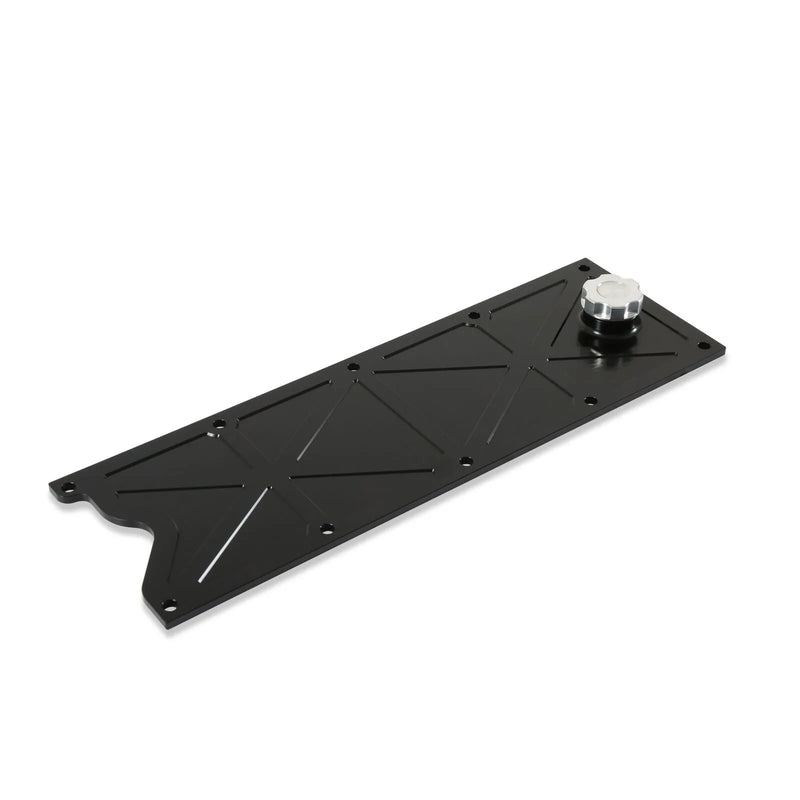 Holley 241-369 LS Valley Cover with Oil Fill - Black
