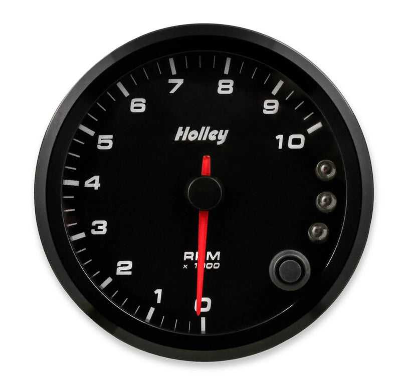 Holley 26-617 Analog-Style Tachometer Black 3-3/8"