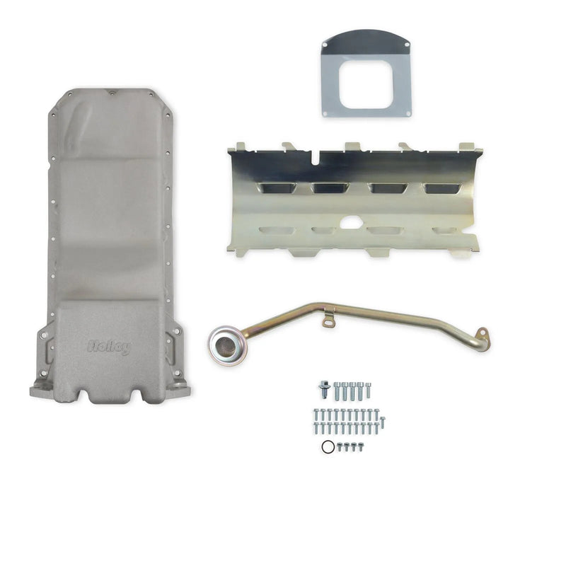 Holley 302-63 Gen III Hemi Swap Oil Pan - Natural Fits