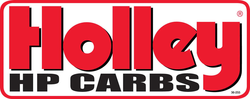 Holley 36-255 HP Carbs Decal HP Carbs Decal - 9.5" x 3.75