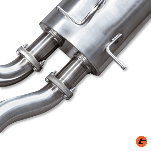 Torqit DT Ram Single 3.5in - Twin 3in Cat Back Exhaust