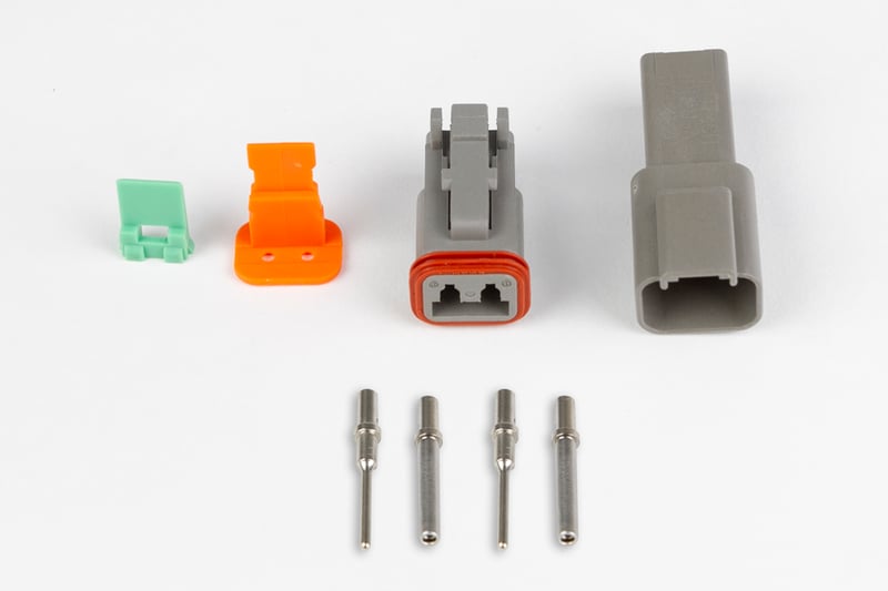 Haltech Plug and Pins Only - Matching Set of Deutsch DT-2