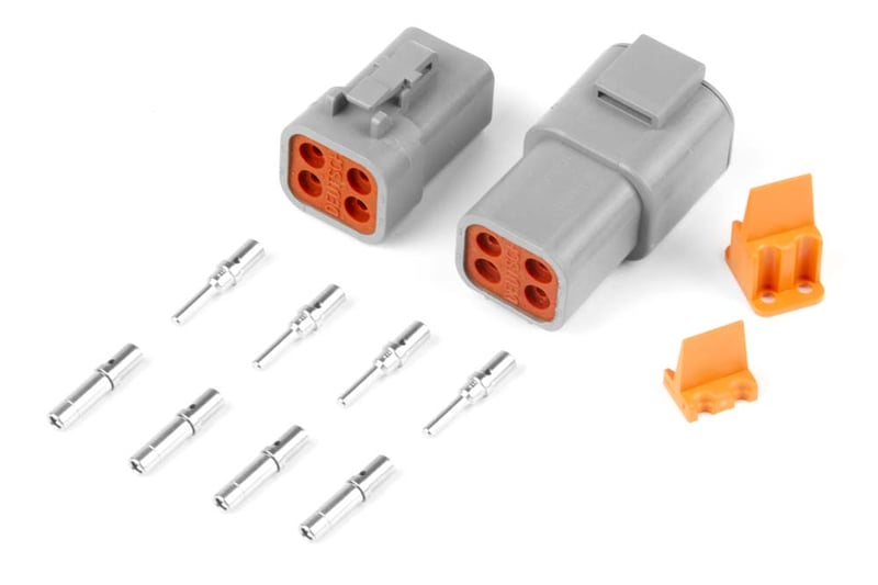 Haltech Plug and Pins Only - Matching Set of Deutsch