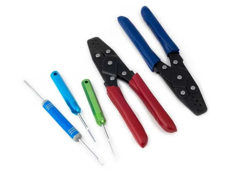 Haltech HT-070300 Dual Crimper Set w/ 3 Pin Removal Tools