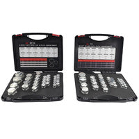 37°JIC and ORFS Hydraulic Cap And Plug Kit Hose Tube And Pipe Fitting Set 128 Pcs