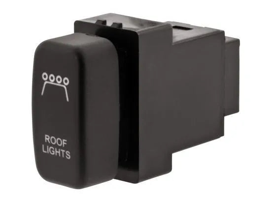 Hulk 4x4 HU1423G Roof Light Push Button Switch - Green