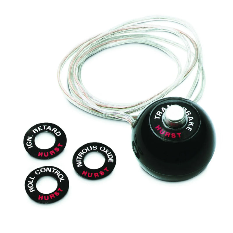 Hurst 1630050 Shift Knob - No Pattern - Black - 12 Volt