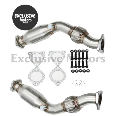 Nissan 07+ 350Z, 370Z, G37 Downpipe with Flexpipe (VQ35HR, VQ37HR)