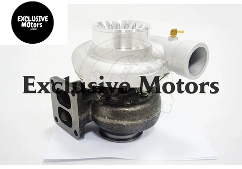 JKVK RACING GT35 T4 Flange Twin Scroll Anti-Surge Turbo Charge 3'' V-band 500+HP +Oil Fitting Drain Turbocharger
