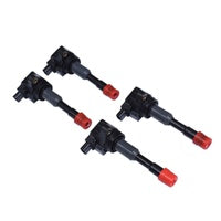 4PCS Exhaust Ignition Coils for Honda Jazz GD GE Civic VII 4cyl 1.3L