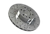 High Performance Dimpled And Slotted Front Disc Rotor - Terrain Tamer - Toyota Prado 90 Series/Toyota Surf 185 Series - Terrain Tamer