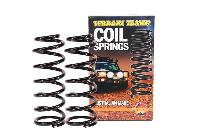 Terrain Tamer Toyota Landcruiser 80 Series 40mm Rear Springs 300-500kg Constant Load - Terrain Tamer