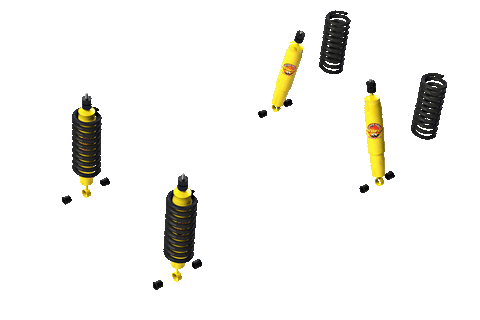 Terrain Tamer Toyota Prado KZJ95 40mm Suspension Lift Kit - Terrain Tamer
