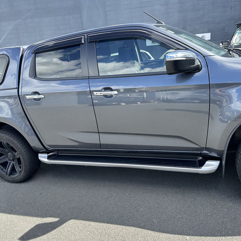Stainless Steel Nudge Bar Isuzu D-Max LS / LX 2021-Current Matte Black