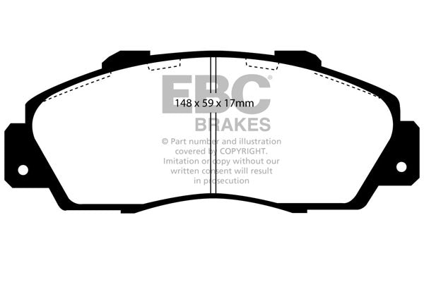 EBC Honda/Rover Front Pads DP2872
