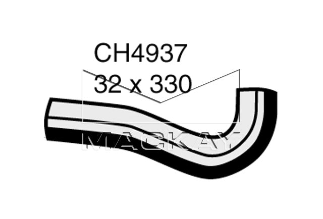Mackay Top Radiator Hose CH4937