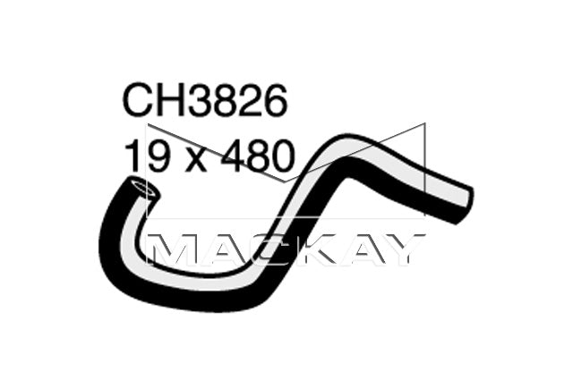 Mackay Heater Hose CH3826