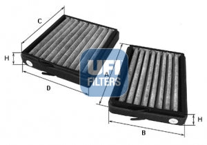 UFI Filters Cabin Air Filter 54.130.00