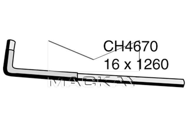 Mackay Heater Hose CH4670