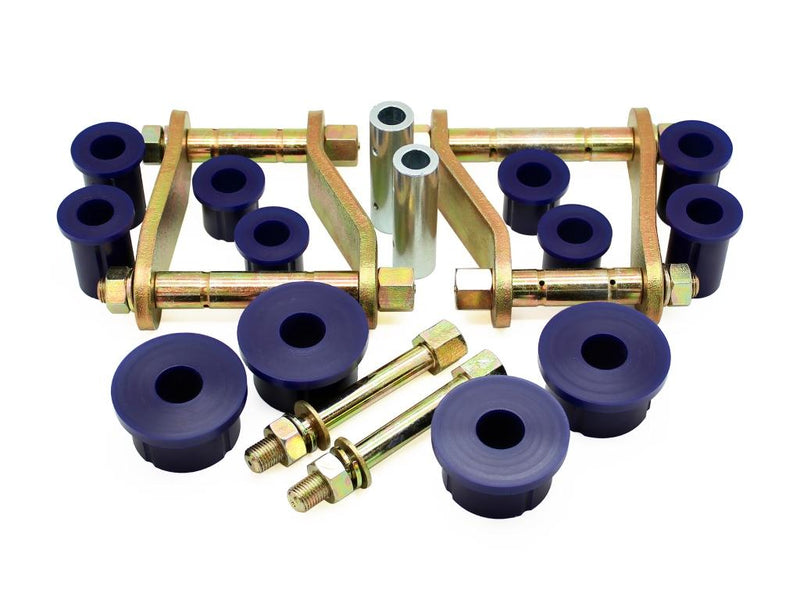 SuperPro Rear Greasable Shackle And Bush Kit Fits Ford