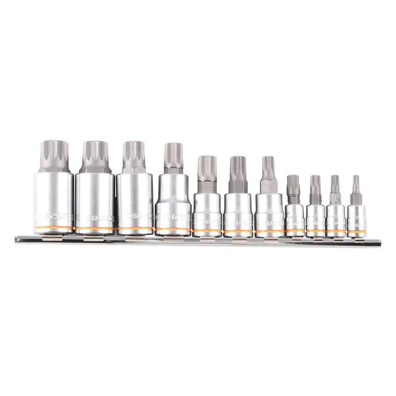 Kincrome Spline Bit Set 11 Piece Short K5228