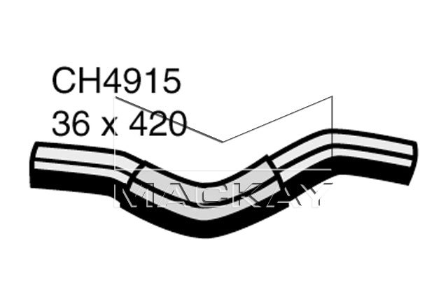 Mackay Top Radiator Hose CH4915