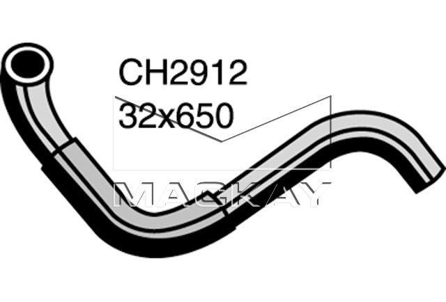 Mackay Bottom Radiator Hose CH2912