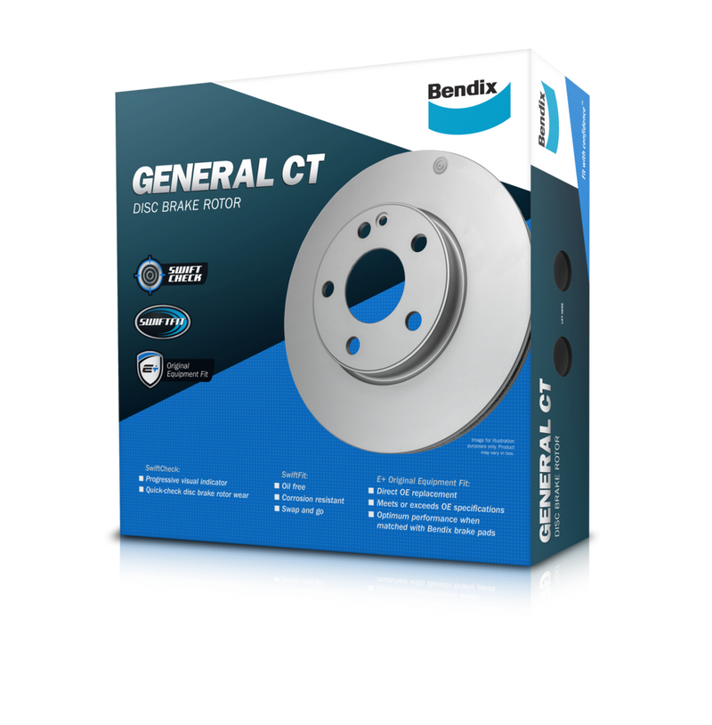 Bendix General CT Brake Rotor Single BR2703 GCT