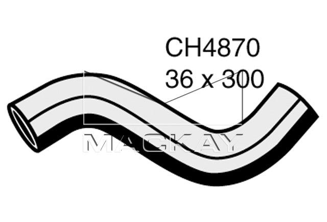 Mackay Top Radiator Hose CH4870
