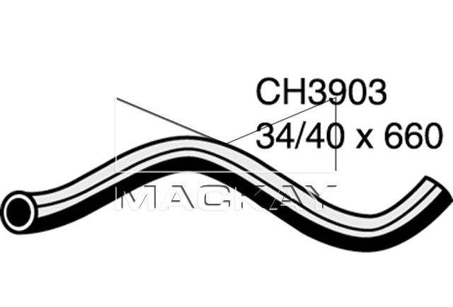Mackay Bottom Radiator Hose CH3903