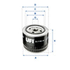 UFI Filters Oil Filter 23.114.01