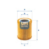 UFI Filters Oil Filter 25.164.00