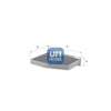 UFI Filters Cabin Air Filter 54.376.00