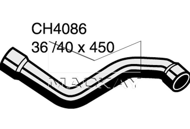 Mackay Bottom Radiator Hose CH4086