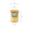 UFI Filters Oil Filter 25.152.00