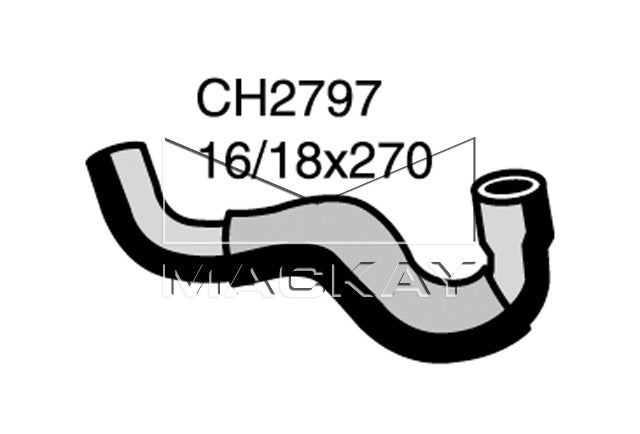 Mackay Heater Hose CH2797