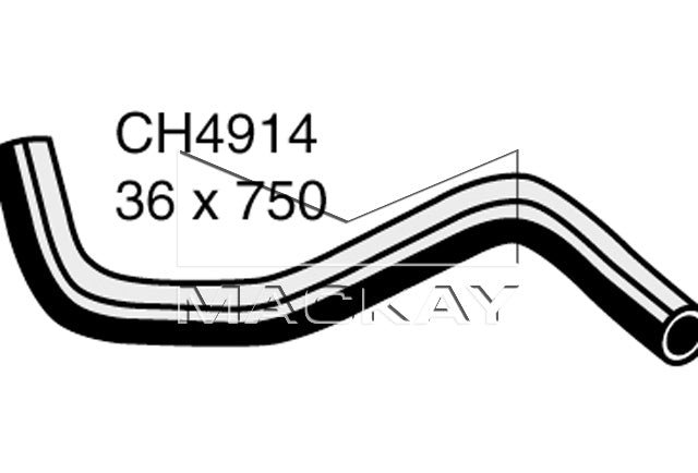 Mackay Bottom Radiator Hose CH4914