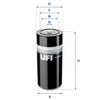UFI Filters Fuel Filter 24.336.00