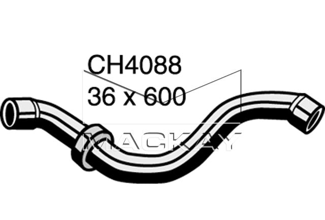 Mackay Bottom Radiator Hose CH4088