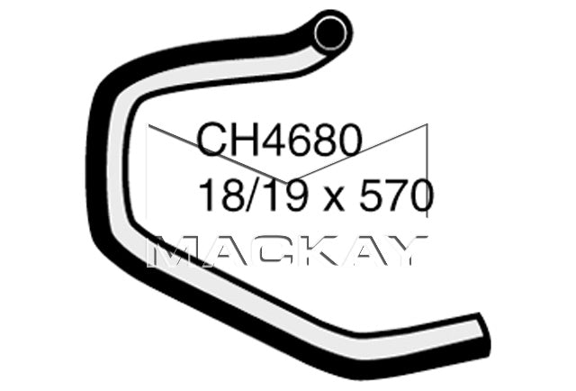Mackay Heater Hose CH4680