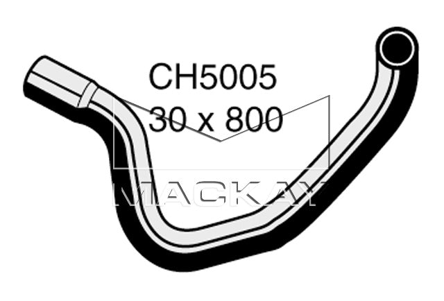 Mackay Bottom Radiator Hose CH5005