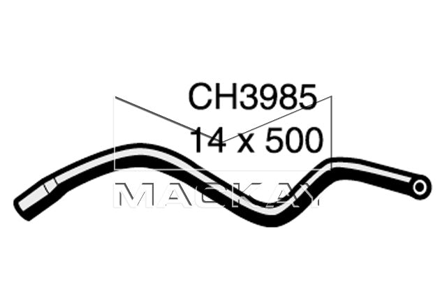 Mackay Expansion Tank Hose CH3985